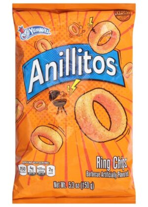 Yummies Anillitos BBQ Ring Chips 5.3oz 24ct